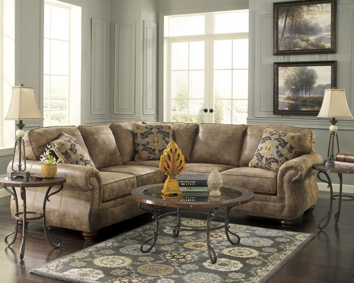brown couch ashley furniture living room