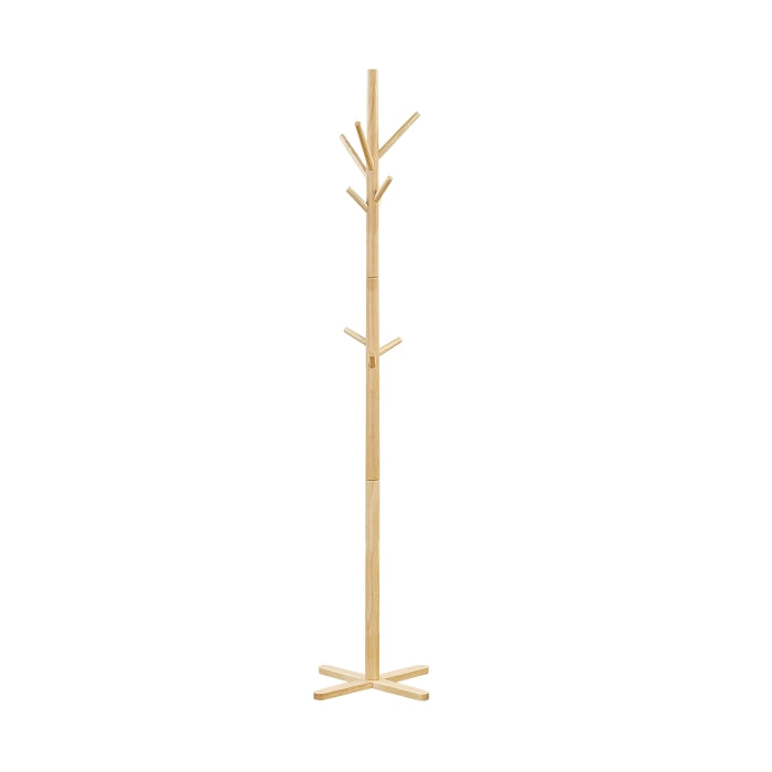 Homelegance 4640NTL Natural finish wood multi peg wood modern design coat rack