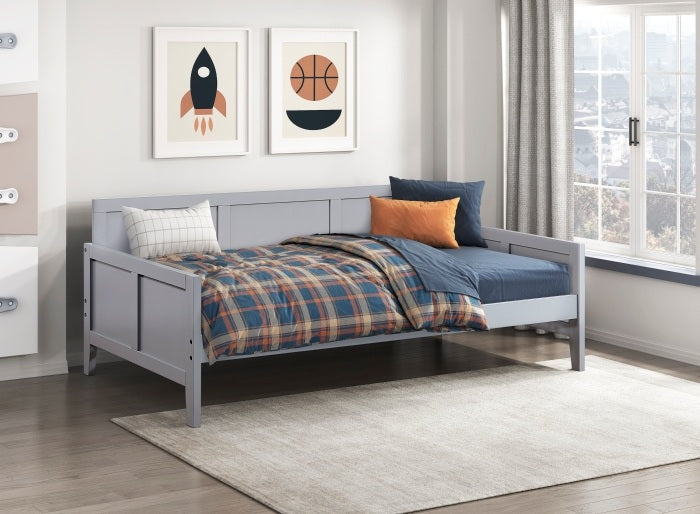 B2063DB Darby home co orion grey finish wood day bed panel ends