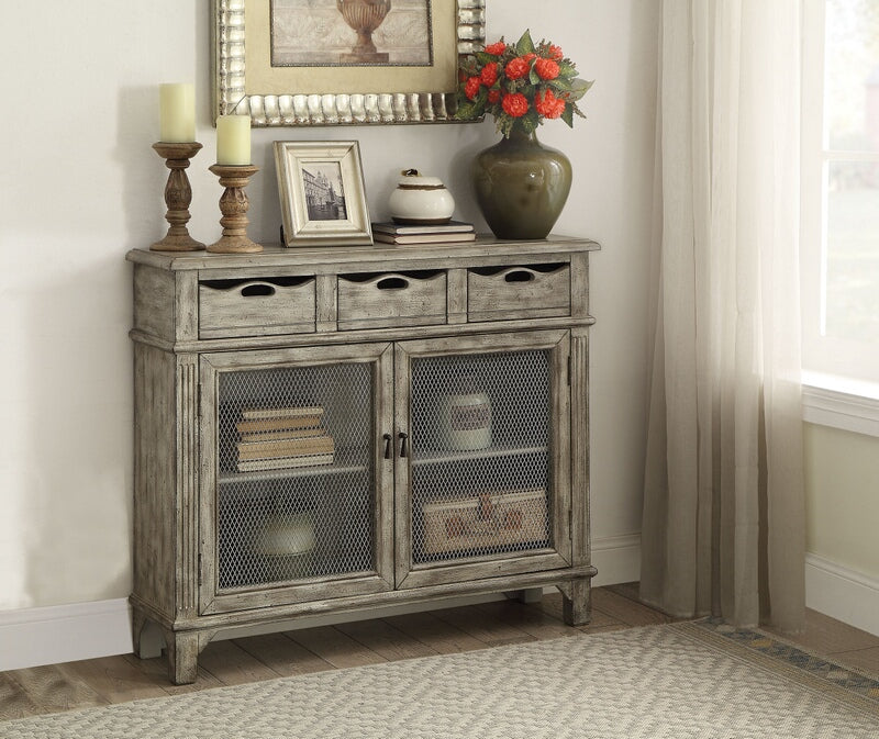 90286 Vernon antique white finish wood hall console table. ***Labor Day Sale Going On Now***Discounted Price When You Add To Cart up to 35% off. Click Acima Leasing Easy Lease and Application Process at ambfurniture.com