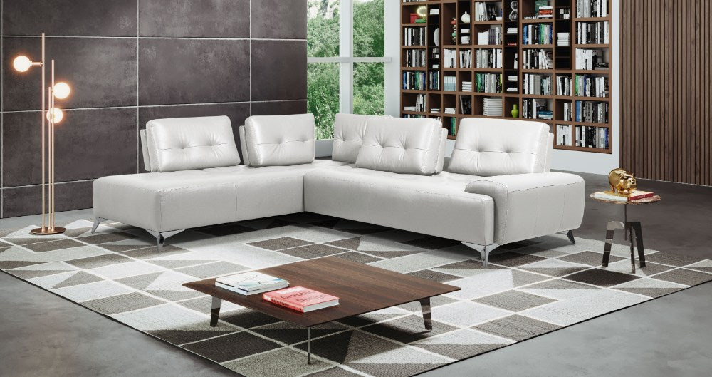 ***Christmas Sale Going On Now***Acme LV00215 2 pc Orren ellis turano pearl white top grain italian leather sectional sofa set on sale at ambfurniture.com