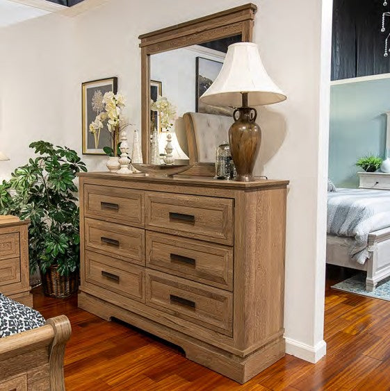 00-B1828-4PC 4 pc Coventry hall natural finish wood farmhouse style fabric upholstered headboard queen bed set