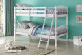 Acme 02298 Harriet bee chula homestead white finish wood twin over twin bunk bed set