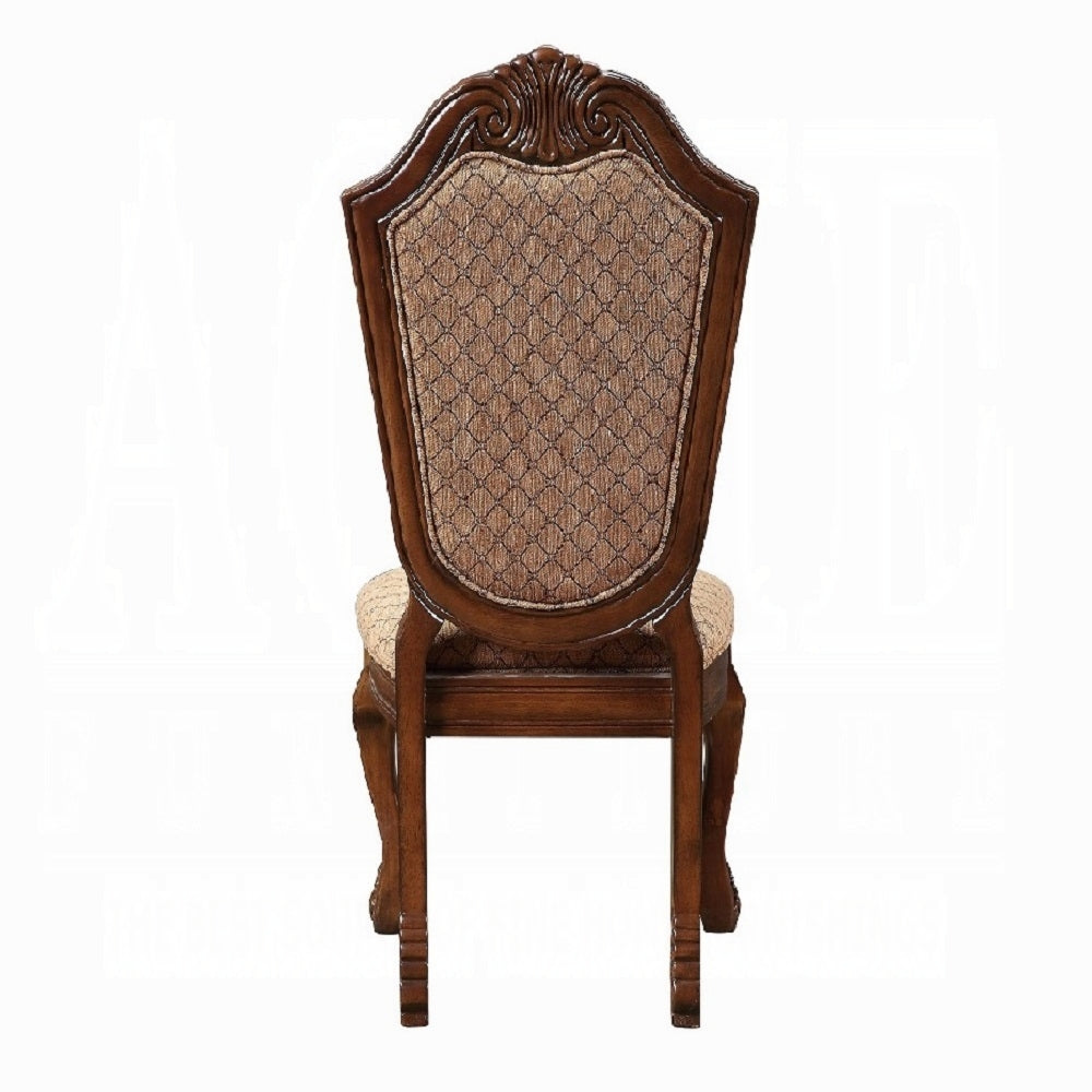 Acme 64170-77 5 pc Astoria grand chateau de ville ii cherry finish wood 48" round / oval dining table set