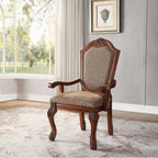 Chateau de Ville Cherry Finish Wood 7-Piece Double Pedestal Dining Table Set – 04075-7PC