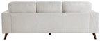 Homelegance 9644SVE-2PC 2 pc Broadway silver cloud chenille fabric mid-century modern sofa and love seat set