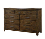 B4810 4 pc Curtis rustic weathered finish wood queen bedroom set