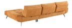 Homelegance Pleasure Orange Chenille Sectional Sofa – 8400RNG-22LRC