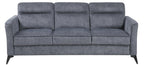 Tristan Grey Fabric Sofa & Love Seat Set – 9733DGY-SL