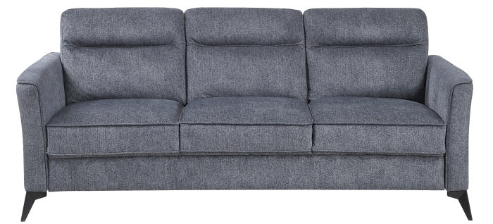 Tristan Grey Fabric Sofa & Love Seat Set – 9733DGY-SL