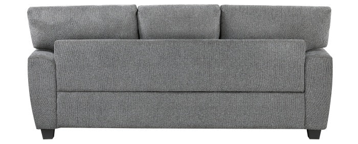 Silverton Grey Chenille Sofa & Love Seat Set – 9538DGY-SL