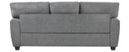 Silverton Grey Chenille Sofa & Love Seat Set – 9538DGY-SL