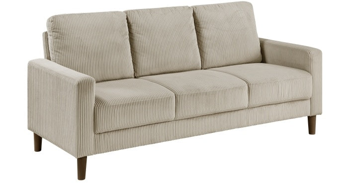 Hollarman Taupe Corduroy Sofa & Love Seat Set – 9520TPE-SL