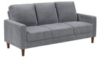 Hollarman Dark Gray Corduroy Sofa & Love Seat Set – 9520GRY-SL
