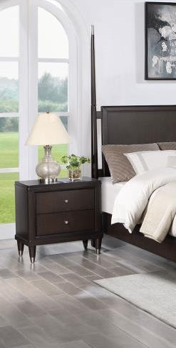 Coaster 223061Q-S4 4 pc Rosdorf park emberlyn brown finish wood 4 post panel headboard queen bed set