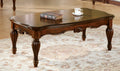 Acme 10290 Astoria grand wansley dreena cherry finish wood carved accents coffee table