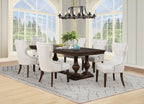 Ridgewell Dark Oak 7-Piece Extendable Trestle Dining Set – 104601-S7