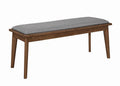 Coaster 108083 Arbor alfredo mid-century natural walnut finish wood dining bench
