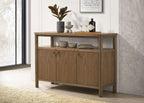 Coaster 108575 Biltmore walnut finish wood classic modern style buffet sideboard server cabinet