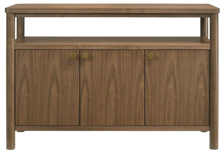 Coaster 108575 Biltmore walnut finish wood classic modern style buffet sideboard server cabinet