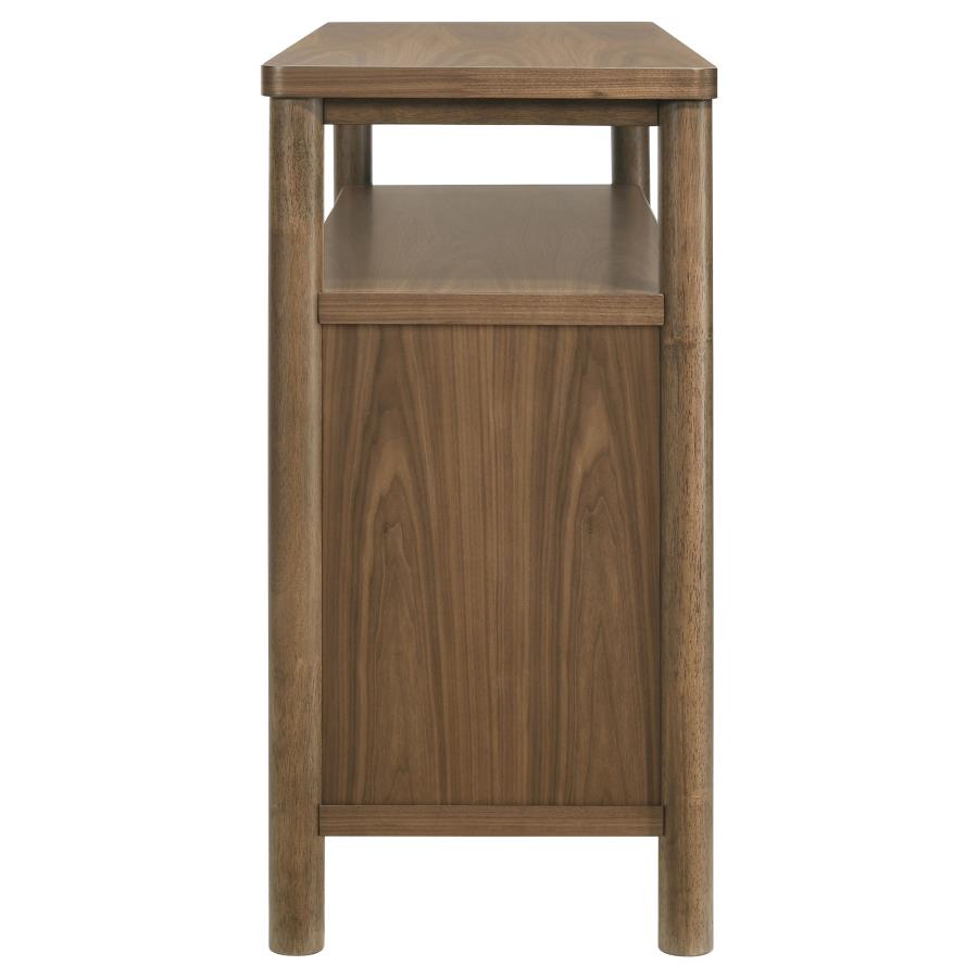 Coaster 108575 Biltmore walnut finish wood classic modern style buffet sideboard server cabinet
