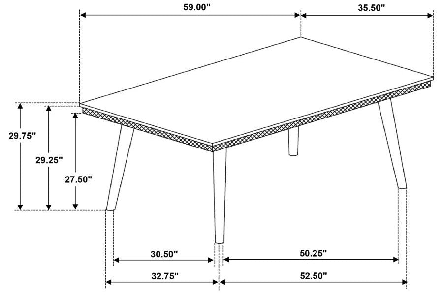 Coaster 108921-S5 5 pc Onslow dark brown finish wood 3D embossed design dining table set grey fabric chairs