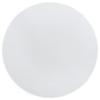 Coaster 109330-S7 7 pc Judd pearl white finish wood 54" round dining table set fabric upholstered seats