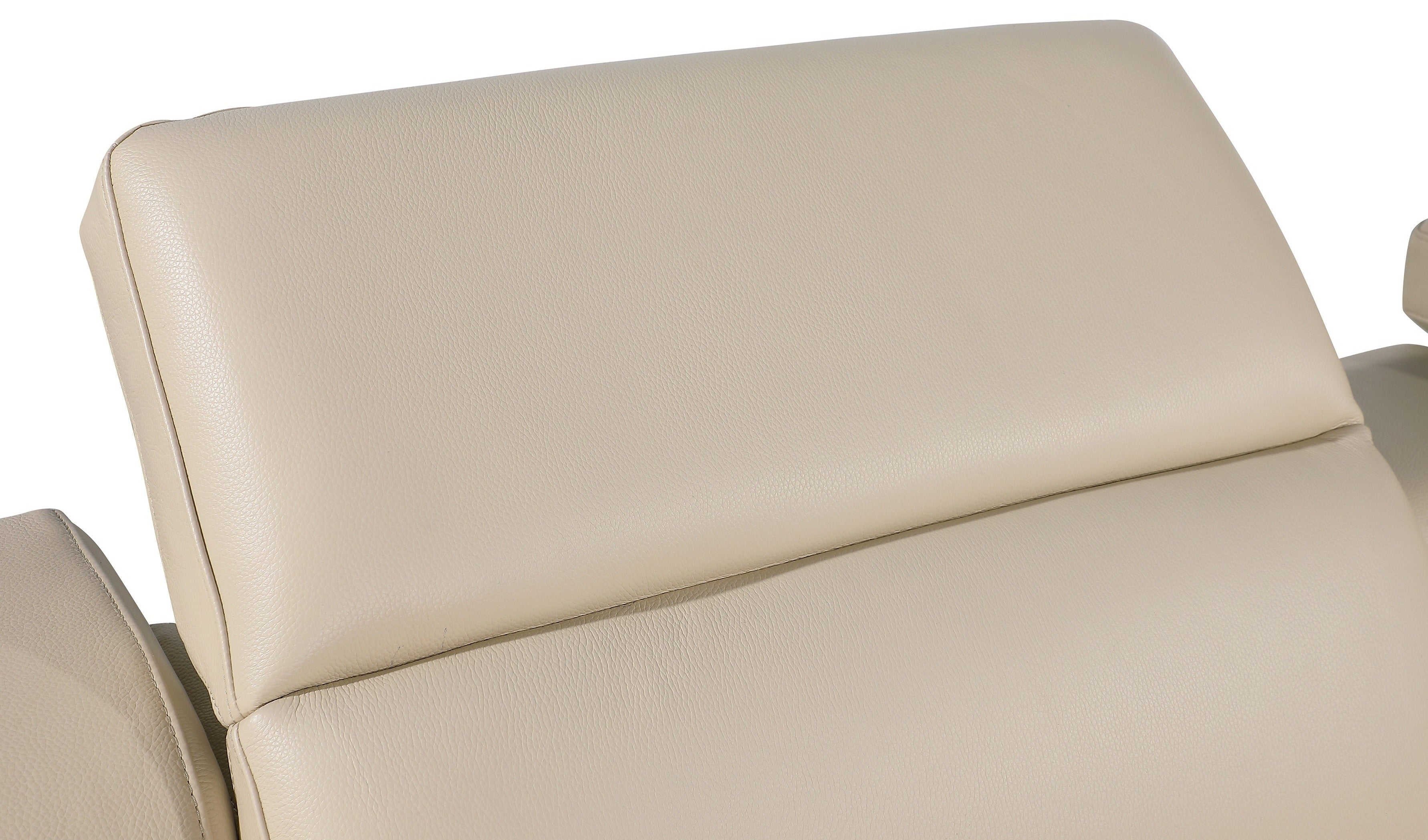 Global United 1116BG-10PC 10 pc DivanItalia beige italian leather power reclining U shaped sectional sofa power adjustable headrests