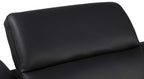 Global United 1116BK-5PC 5 pc DivanItalia black italian leather power reclining sectional sofa power adjustable headrests