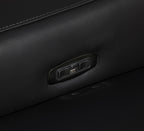 Global United 1116BK-5PC 5 pc DivanItalia black italian leather power reclining sectional sofa power adjustable headrests