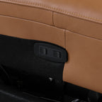 Global United 1116CG-6PC 6 pc DivanItalia cognac italian leather power reclining sectional sofa power adjustable headrests