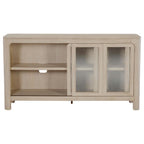 Solano Weathered Mango Wood Buffet Server Sideboard Cabinet – 115505