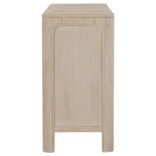 Coaster 115505  Solano weathered mango wood finish buffet sideboard server cabinet sliding doors