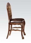 Acme 12162 Set of 2 dresden cherry oak finish wood counter height chairs