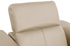 Global United DivanItalia Beige Italian Leather 5-Piece Power Reclining Sectional Sofa with Power Adjustable Headrests – 1224BG-5PC