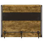 Coaster 130071 Williston forge ignacio home bar unit antique nutmeg finish wood bar unit