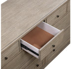 Homelegance 1316-4PC 4 pc Marceline grey oak finish wood canopy style queen bedroom set