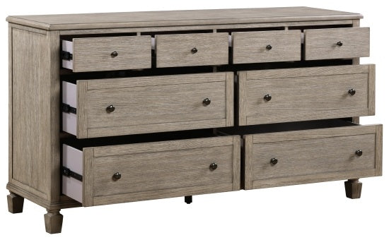 Homelegance 1316-4PC 4 pc Marceline grey oak finish wood canopy style queen bedroom set