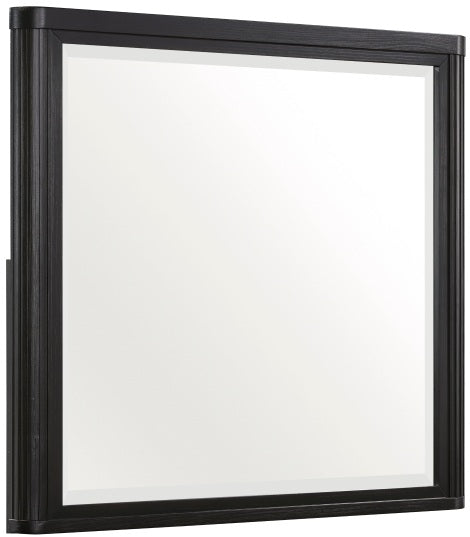 Homelegance 1381-4PC 4 pc Gilbert charcoal finish wood queen bedroom set with underbed drawers