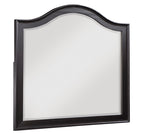 Homelegance 1420-4PC 4 pc Herman charcoal brown finish wood sleigh style queen bedroom set footboard drawers