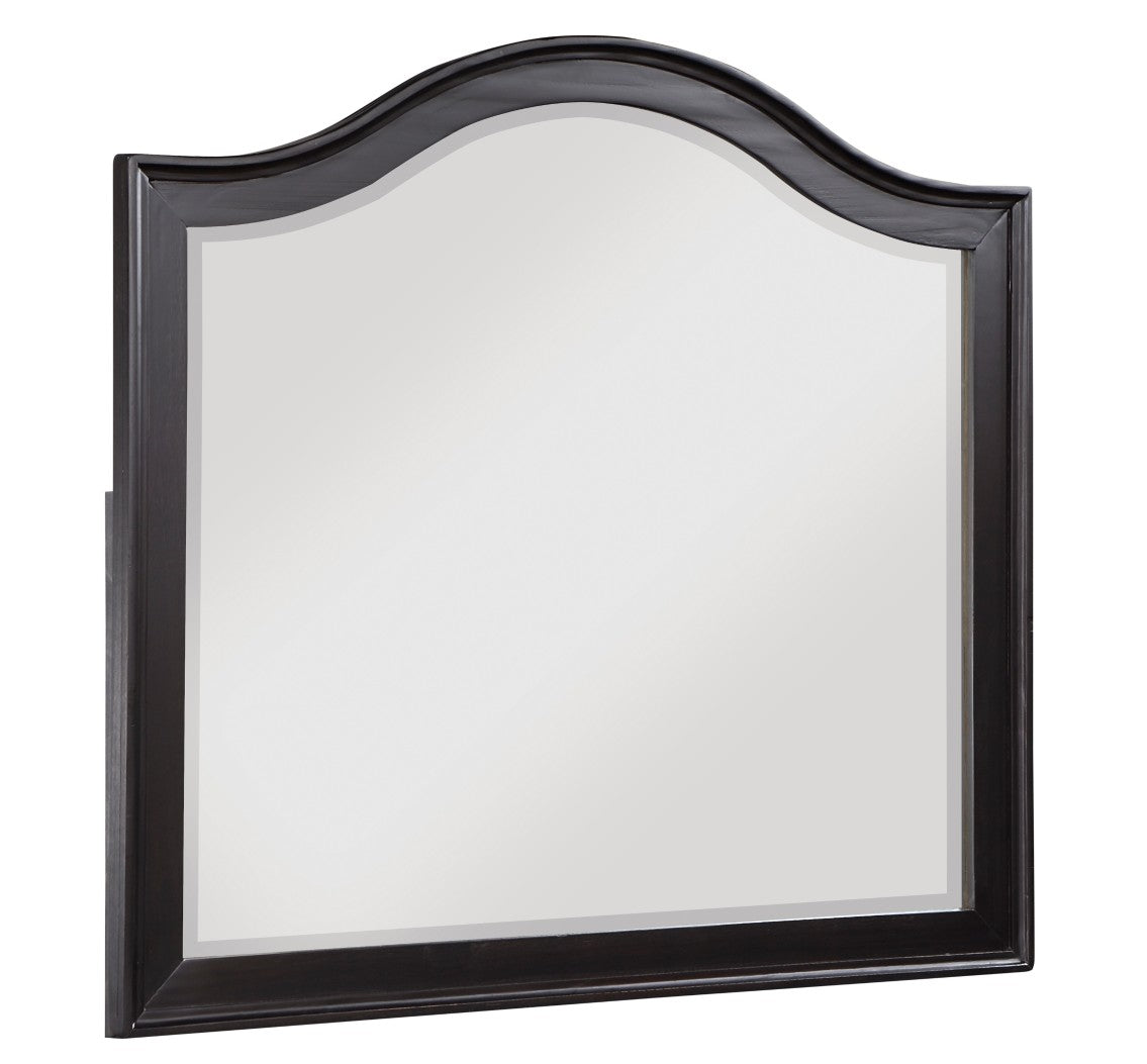 Homelegance 1420-4PC 4 pc Herman charcoal brown finish wood sleigh style queen bedroom set footboard drawers