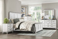 Homelegance 1463-4PC 4 pc Chesterton two tone antique white finish wood country style queen bedroom set