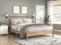 Homelegance 1490-1 Brickell natural finish wood mid-century modern queen bed