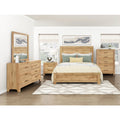 Homelegance 1534NA-4PC 4 pc Lorenzi natural pine wood grain finish bedroom set