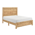 Homelegance 1534NA-4PC 4 pc Lorenzi natural pine wood grain finish bedroom set