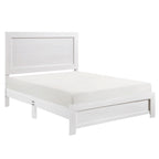 Homelegance 1534WH-4PC 4 pc Canora grey Lorenzi rustic white wood grain finish bedroom set