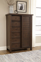Homelegance 1559-4PC 4 pc Darby home co Logandale brown finish wood queen bedroom set with drawers