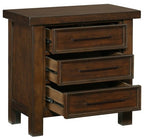 Homelegance 1559-4PC 4 pc Darby home co Logandale brown finish wood queen bedroom set with drawers