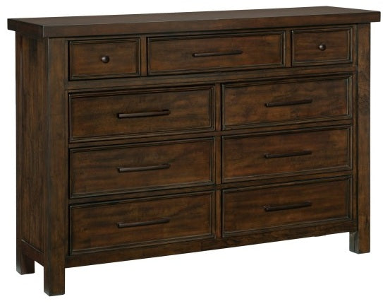 Homelegance 1559-4PC 4 pc Darby home co Logandale brown finish wood queen bedroom set with drawers
