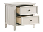 Homelegance 1581-4PC 4 pc Donahue antique white finish wood farmhouse style queen bedroom set